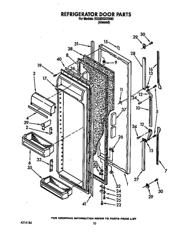 Refrigerator door