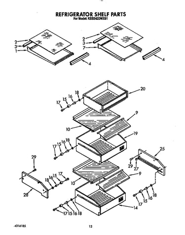 Refrigerator shelf