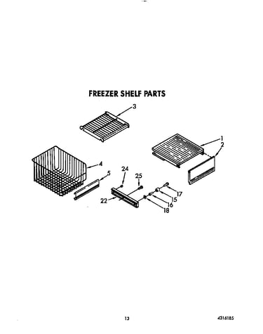 Freezer shelf