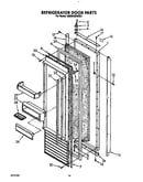 Refrigerator door