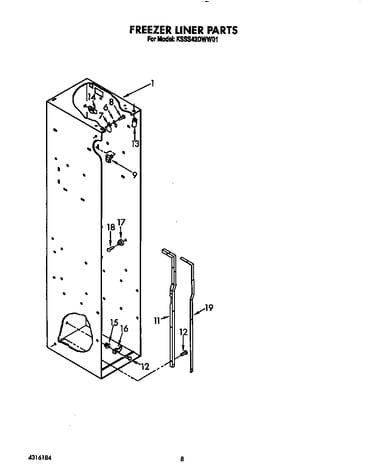Freezer liner