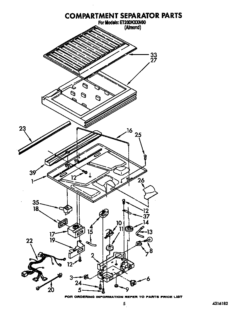 Compartment separator