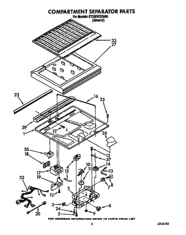 Compartment separator