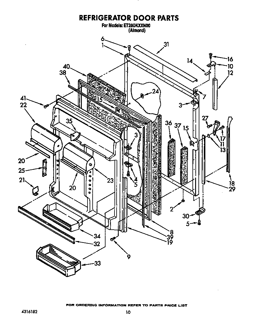 Refrigerator door