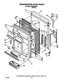 Refrigerator door
