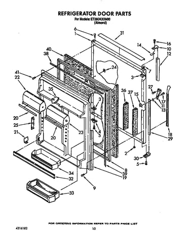 Refrigerator door