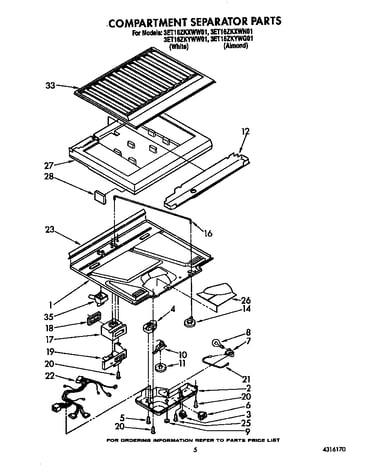 Compartment separator