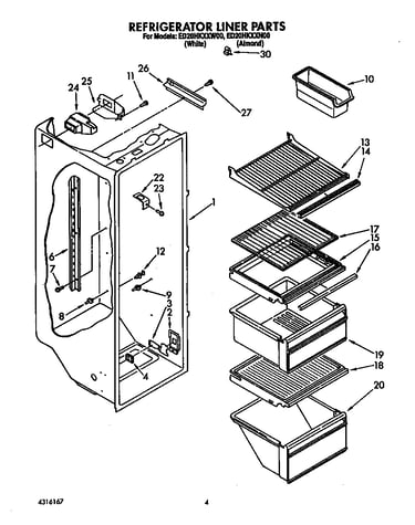 Refrigerator liner