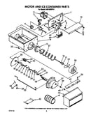 Motor and ice container