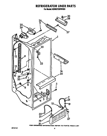 Refrigerator liner