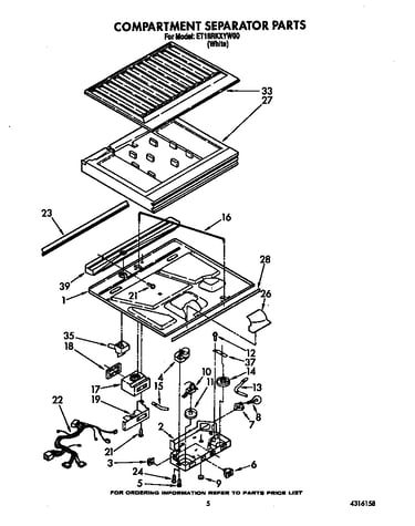 Compartment separator