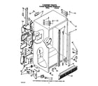 Roper RS25AWXXW00 cabinet diagram