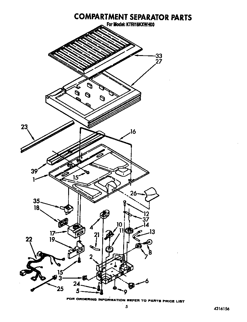 Compartment separator