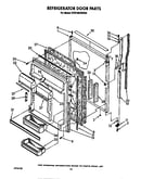 Refrigerator door