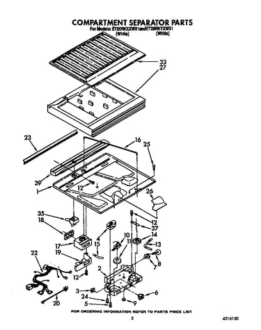 Compartment separator