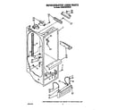 KitchenAid KSRB22DWWH02 refrigerator liner diagram