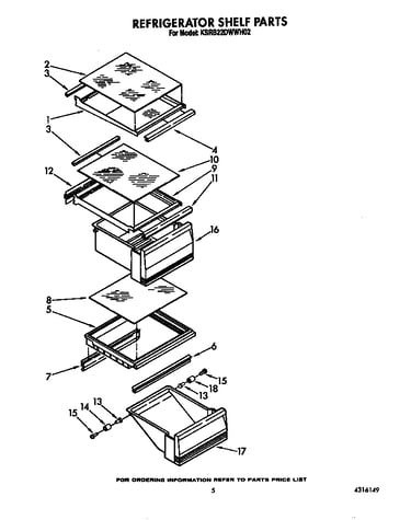 Refrigerator shelf