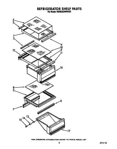 Refrigerator shelf