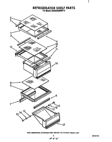 Refrigerator shelf