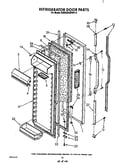 Refrigerator door