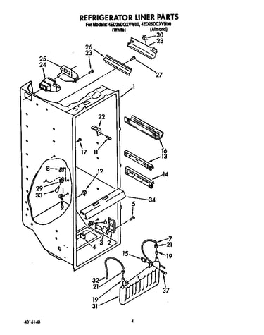 Refrigerator liner