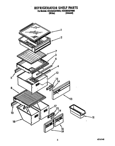 Refrigerator shelf