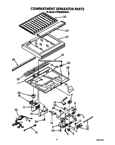 Compartment separator
