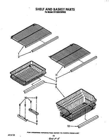 Shelf and basket