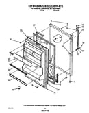 Refrigerator door