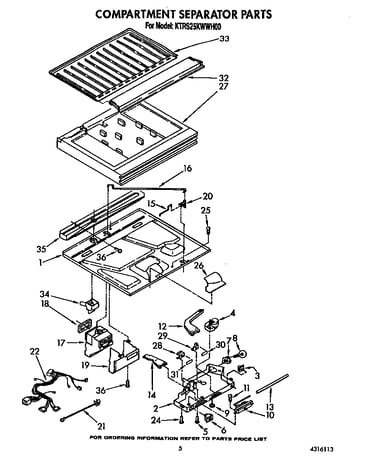 Compartment separator
