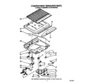 Roper RT18DKYWW01 compartment separator diagram