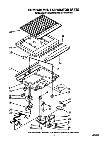 Compartment separator