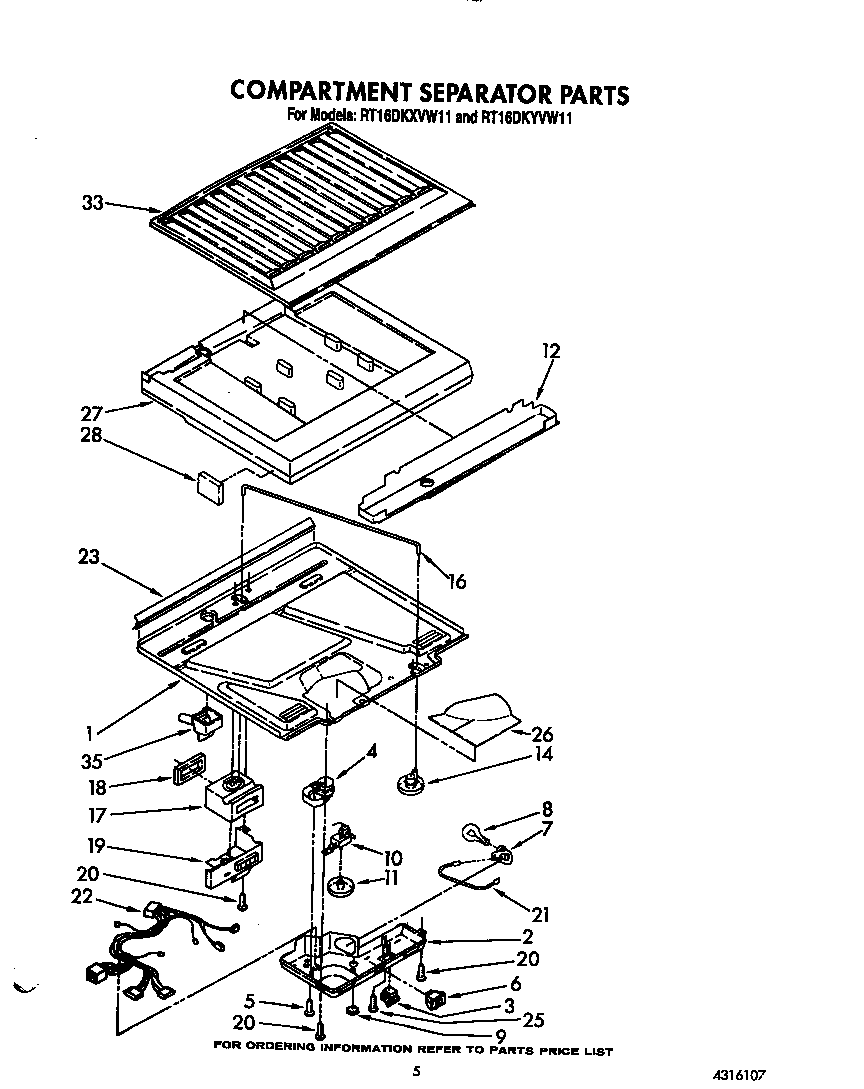 Compartment separator