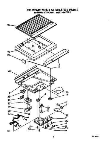 Compartment separator