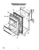 Refrigerator door