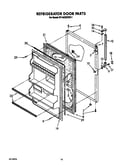 Refrigerator door