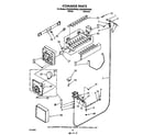 Whirlpool ED22GWXWW00 ice maker diagram