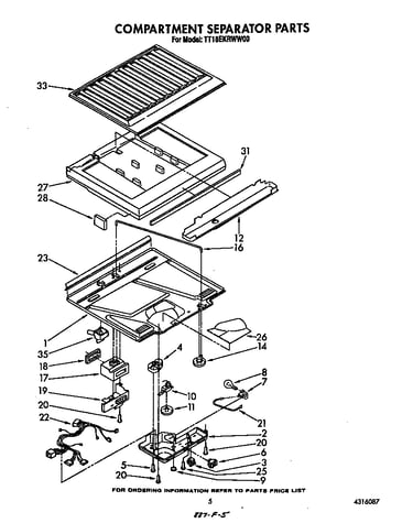 Compartment separator