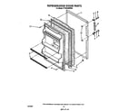 Estate TT18EKRWW00 refrigerator door diagram