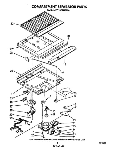 Compartment separator