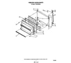 Estate TT18CKXWW00 freezer door diagram