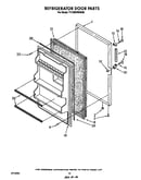 Refrigerator door