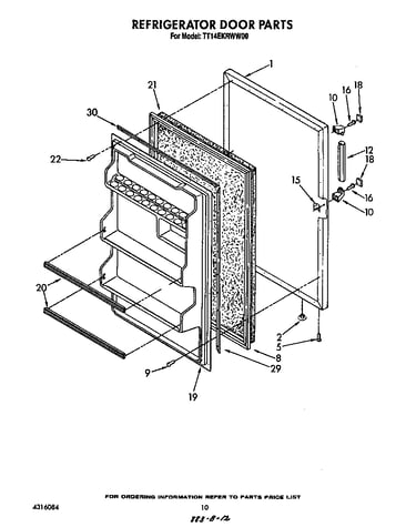 Refrigerator door