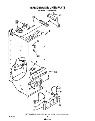 Refrigerator liner