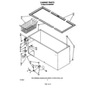 Roper RH1500RWW00 thermostat/basket diagram