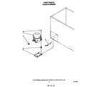 Roper RH1500RWW00 compressor/relay diagram