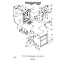 Whirlpool ED25GWXWW10 dispenser front diagram