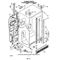 Whirlpool ED22GWXWW10 cabinet diagram