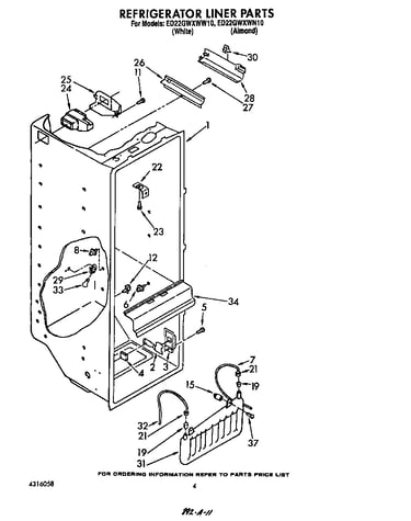 Refrigerator liner