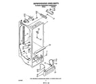 Whirlpool ED25PWXWW10 refrigerator liner diagram